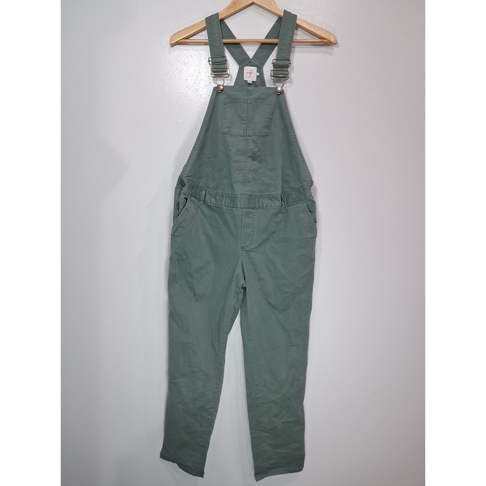 The Nines by HATCH Sage Green Women’s Jeans Overalls